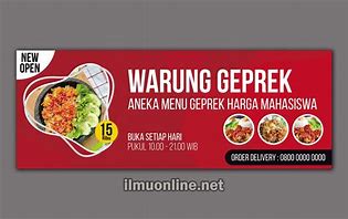 Contoh Banner Makanan Promo